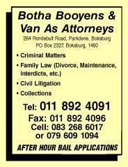 Botha Booyens & Van As Attorneys
