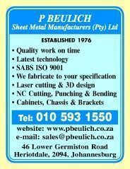 Beulich P Sheet Metal Manufacturers (Pty) Ltd