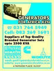 Generators For Africa (KZN)