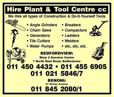 Hire Plant & Tool Centre CC