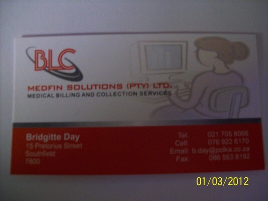 BLC MEDFIN SOLUTIONS (PTY) LTD