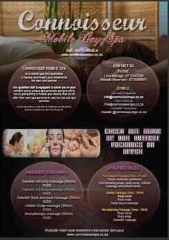 Connoisseur Mobile Day Spa