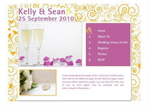Personal Wedding Websites