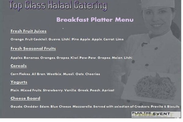 Top Class Halaal Catering