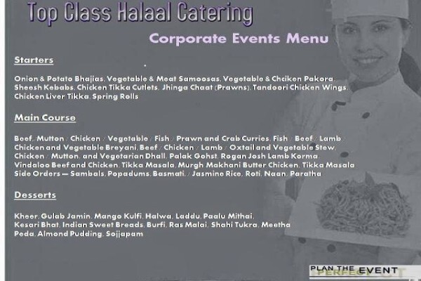 Top Class Halaal Catering