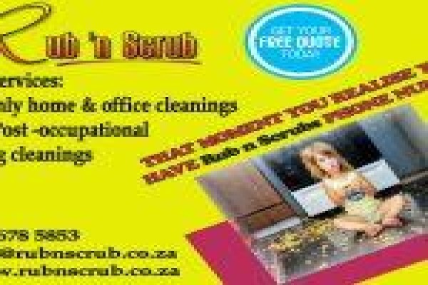 Cleaning Services - Rub 'N Scrub Cleaning Services