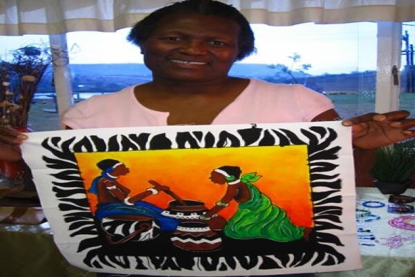 Magic Moments Fabric And Wood Painting