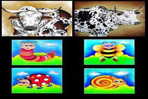 Magic Moments Fabric And Wood Painting
