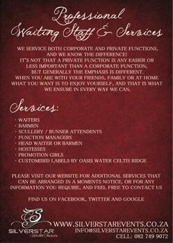 Silverstar Events & Waiter Service