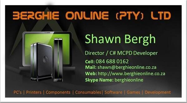 Berghie Online (Pty) Ltd