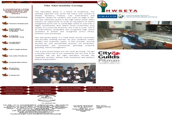 Mavuselela Business And Training Investments