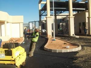 Tar Surfacing And Brick Paving