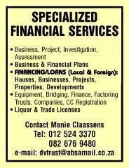 Specialised Financial Services