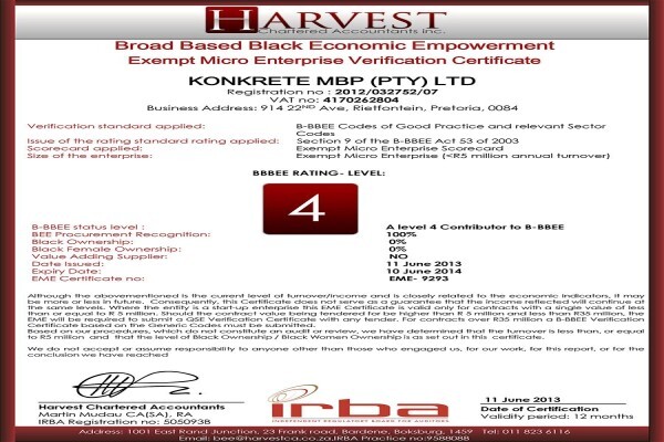 Konkrete Mbp