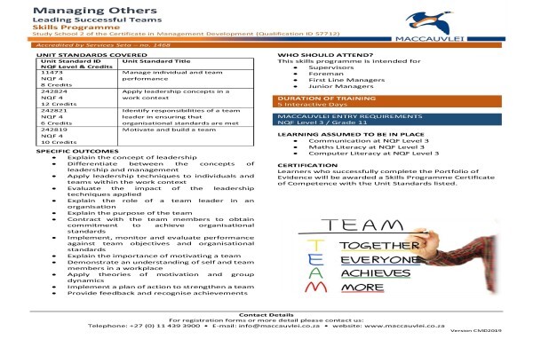 Maccauvlei Learning Academy