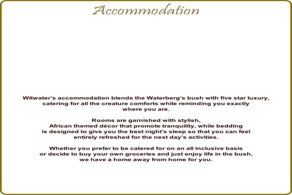 Witwater Lodge And Spa