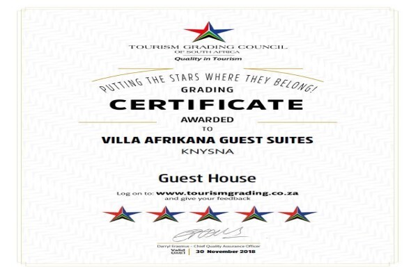 Villa Afrikana Guest Suites