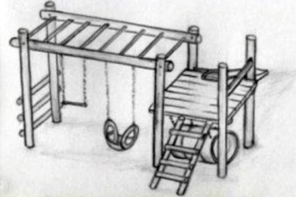 Wooden Jungle Gyms