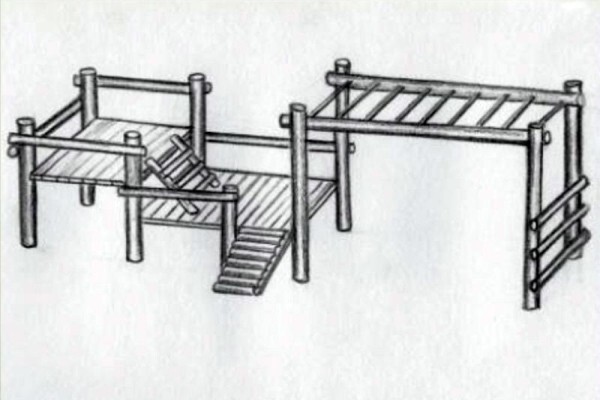 Wooden Jungle Gyms