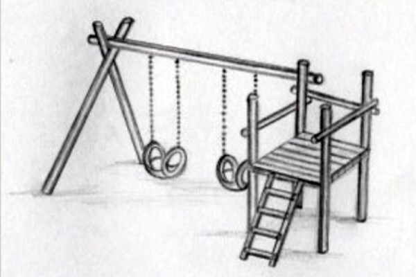 Wooden Jungle Gyms