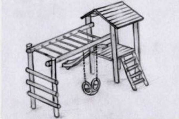 Wooden Jungle Gyms
