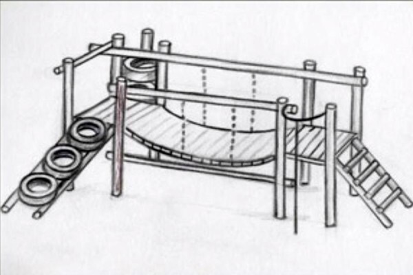 Wooden Jungle Gyms