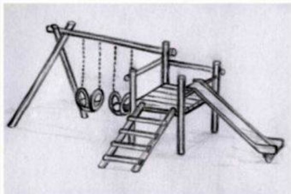 Wooden Jungle Gyms