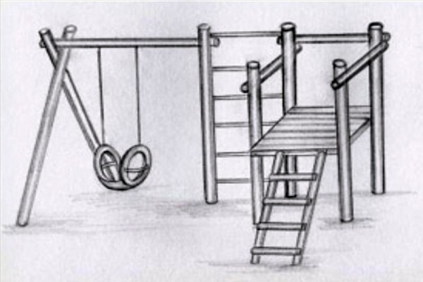Wooden Jungle Gyms