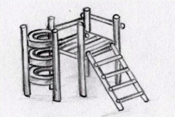 Wooden Jungle Gyms