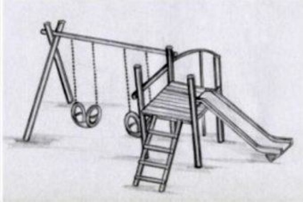 Wooden Jungle Gyms