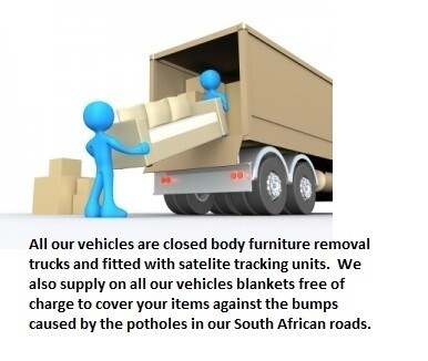 Furniture Removals In Johannesburg