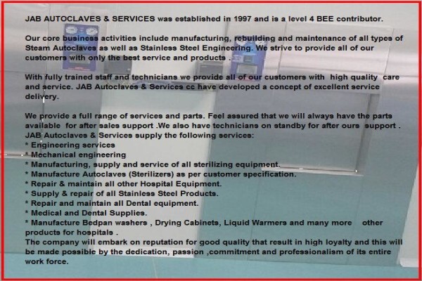Jab Autoclaves & Services Cc