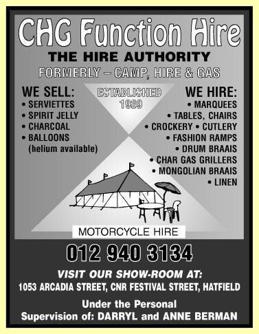 CHG Function Hire