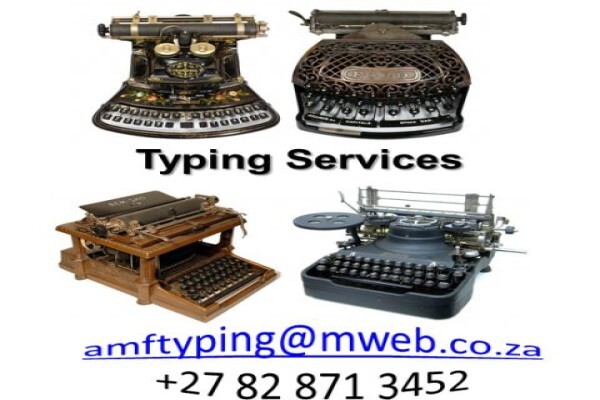Amf Typing Services
