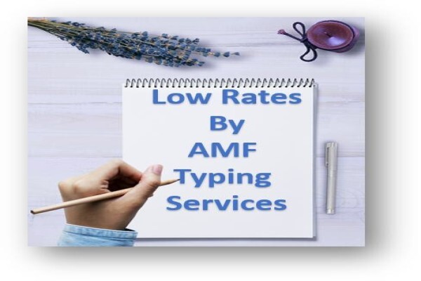 Amf Typing Services