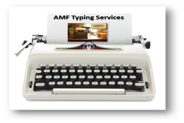 Amf Typing Services