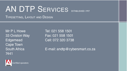 An Dtp Services