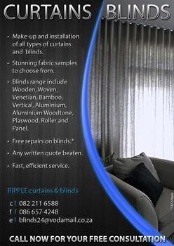 Ripple Curtains & Blinds