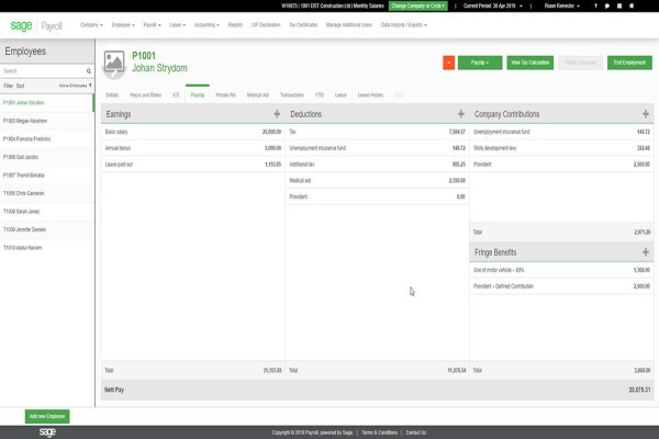 Softline Pastel Payroll