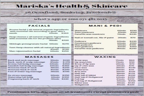 Mariska'S Health & Skincare