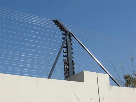 Wired Up Electric Fencing And Gate