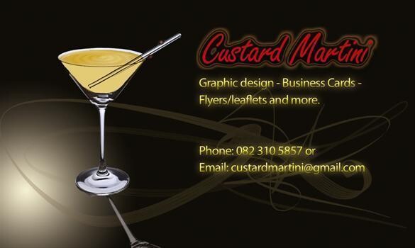 Custard Martini