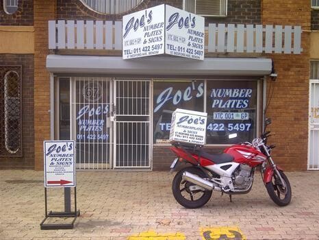 Joes Number Plates & Signs