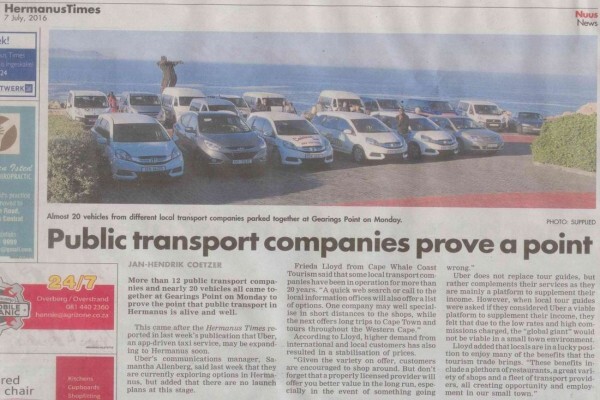 Percy Tours (And Transfers) Hermanus