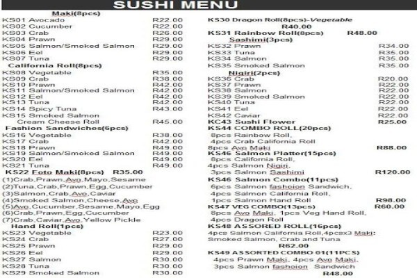 Randburg Chinese Restaurant & Sushi Bar