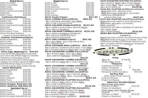 Randburg Chinese Restaurant & Sushi Bar
