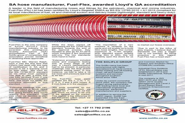 Fuel Flex Hose And Fittings