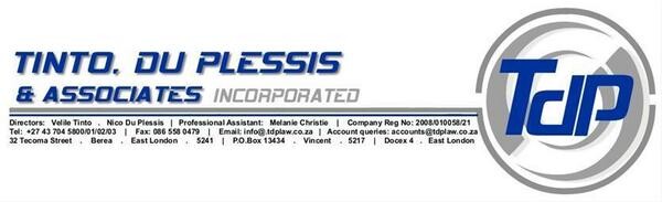 Tinto, Du Plessis And Associates Inc