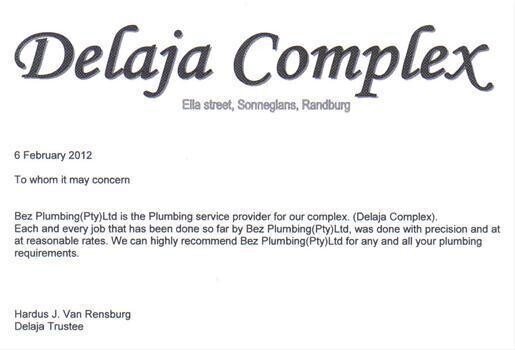 Bez Plumbing (Pty) Ltd