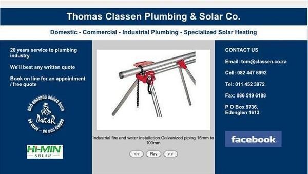 Thomas Classen Plumbing And Solar Company